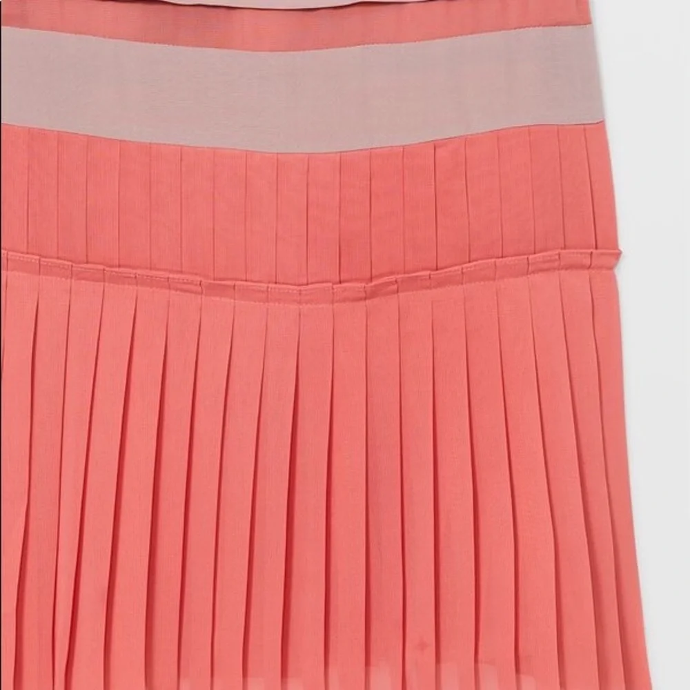 ❤️❤️❤️Club Monaco Colorblock Pleated Maxi Dress size 10❤️❤️❤️ - Picture 5 of 8